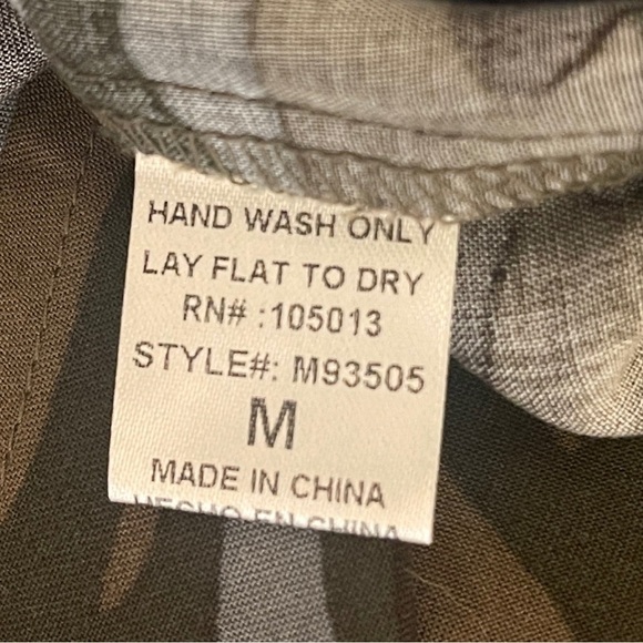 Savanna Jane Camo Print Embroidered T-Shirt Mini Dress Women's Medium - Picture 8 of 8